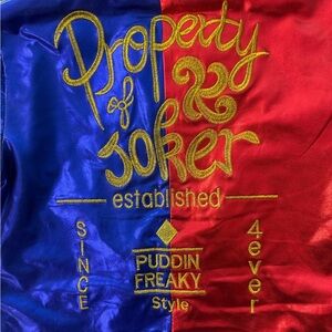 Harley Quinn "Property of Joker" Suicide Squad Jacket, size small